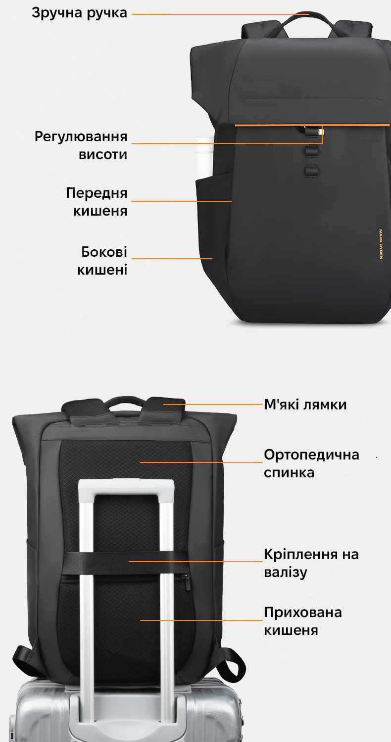 Городской рюкзак Mark Ryden MR2975 для ноутбука 17